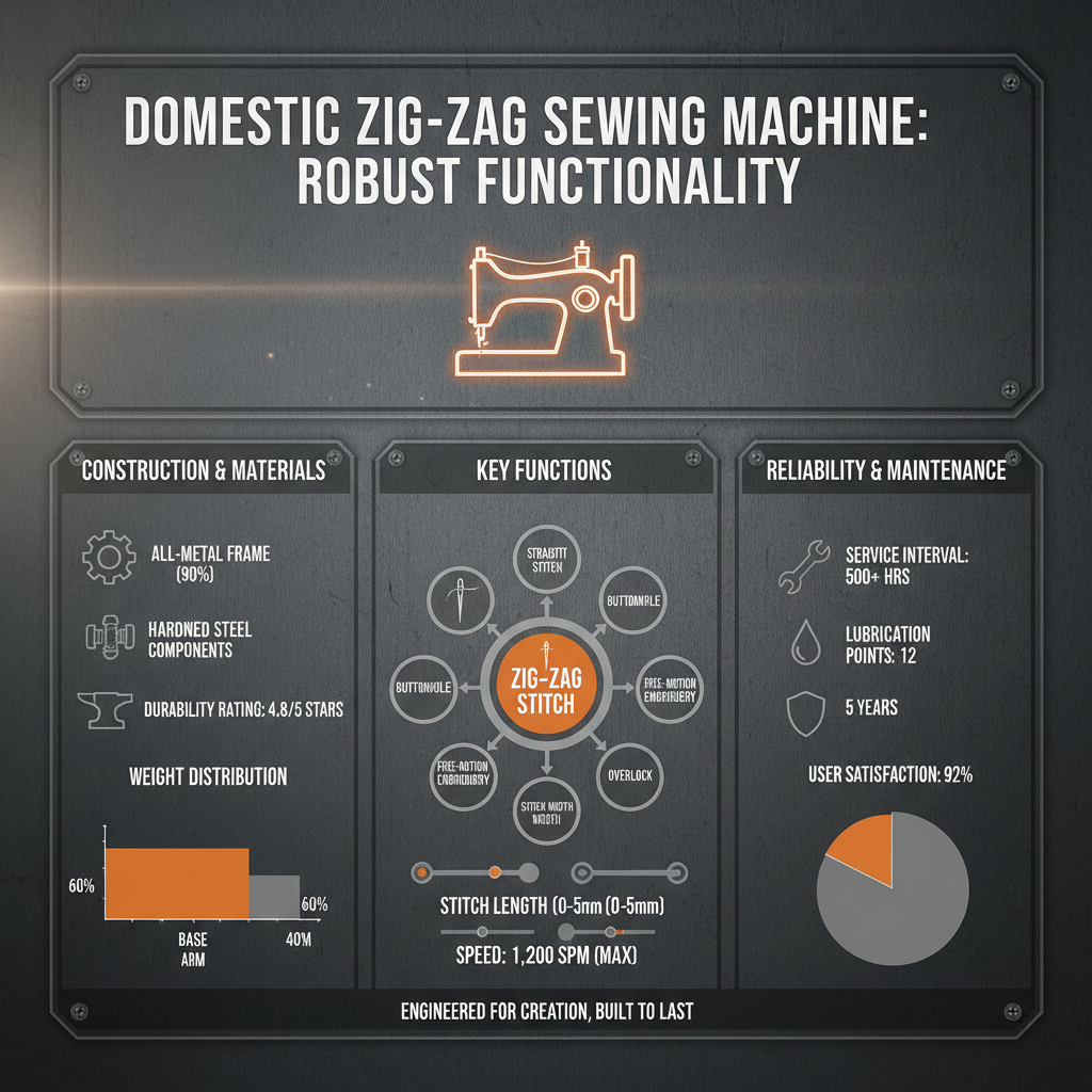 Choosing the Best Domestic Zig Zag Sewing Machine for Your Creative Projects