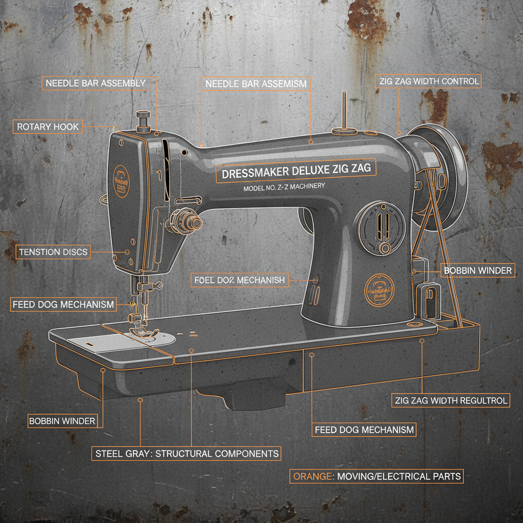 Dressmaker Deluxe Zig Zag Sewing Machine A Comprehensive Guide
