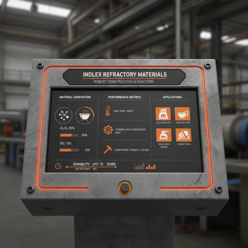 Comprehensive Guide to Indlex Refractory Materials and Their Industrial Applications