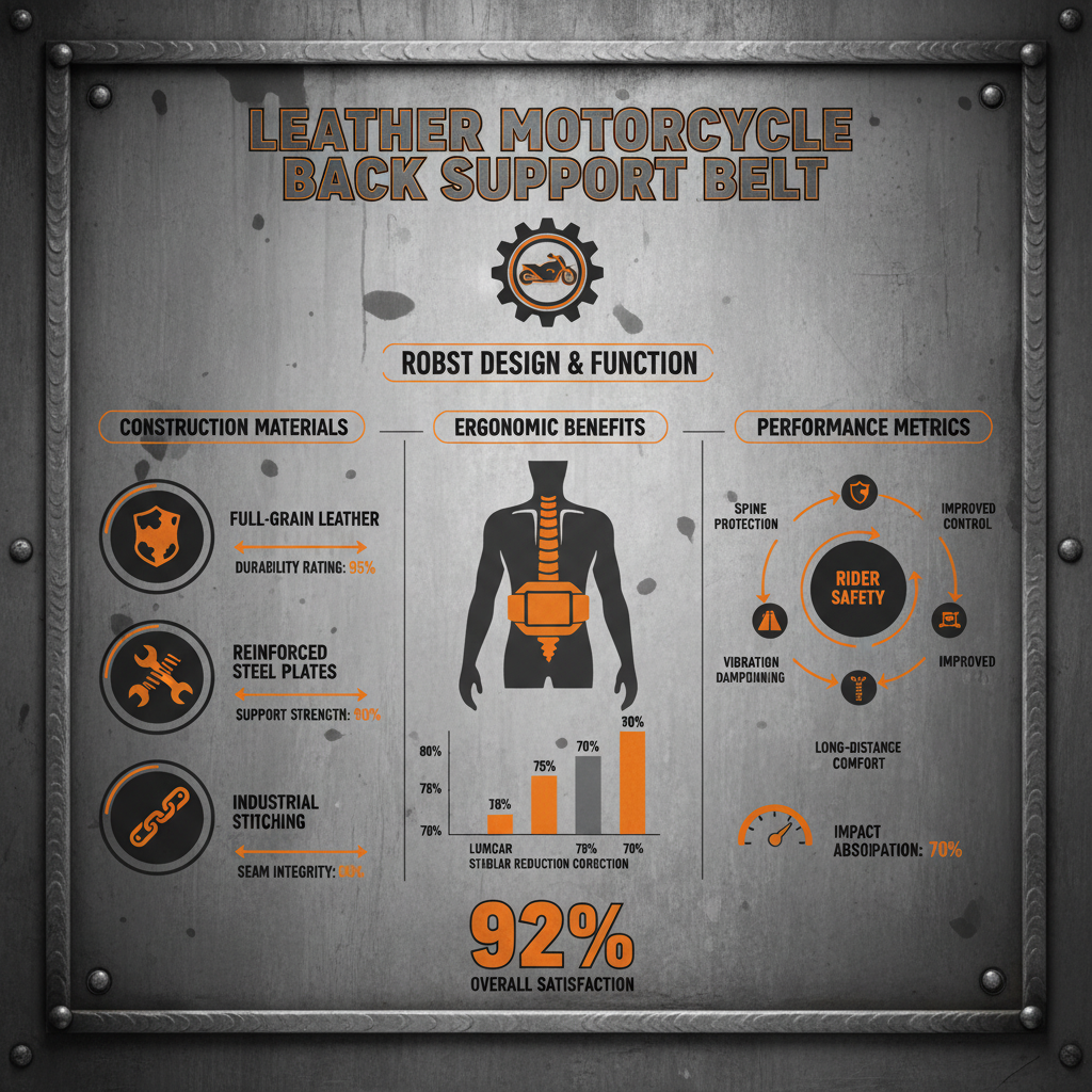 Enhance Your Ride with a Premium Leather Motorcycle Back Support Belt