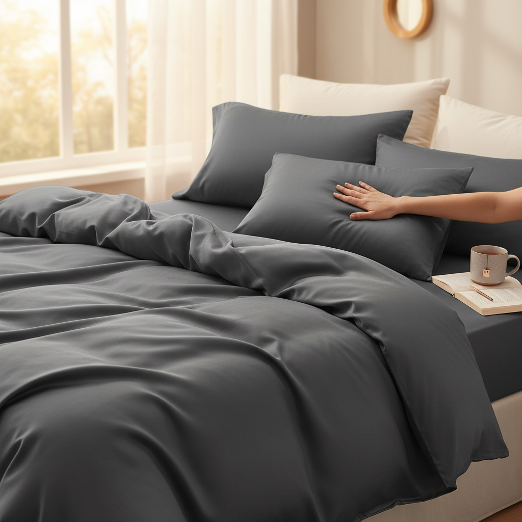 Indulge in the Luxurious Comfort of Silky Satin Bedding for a Restful Sleep