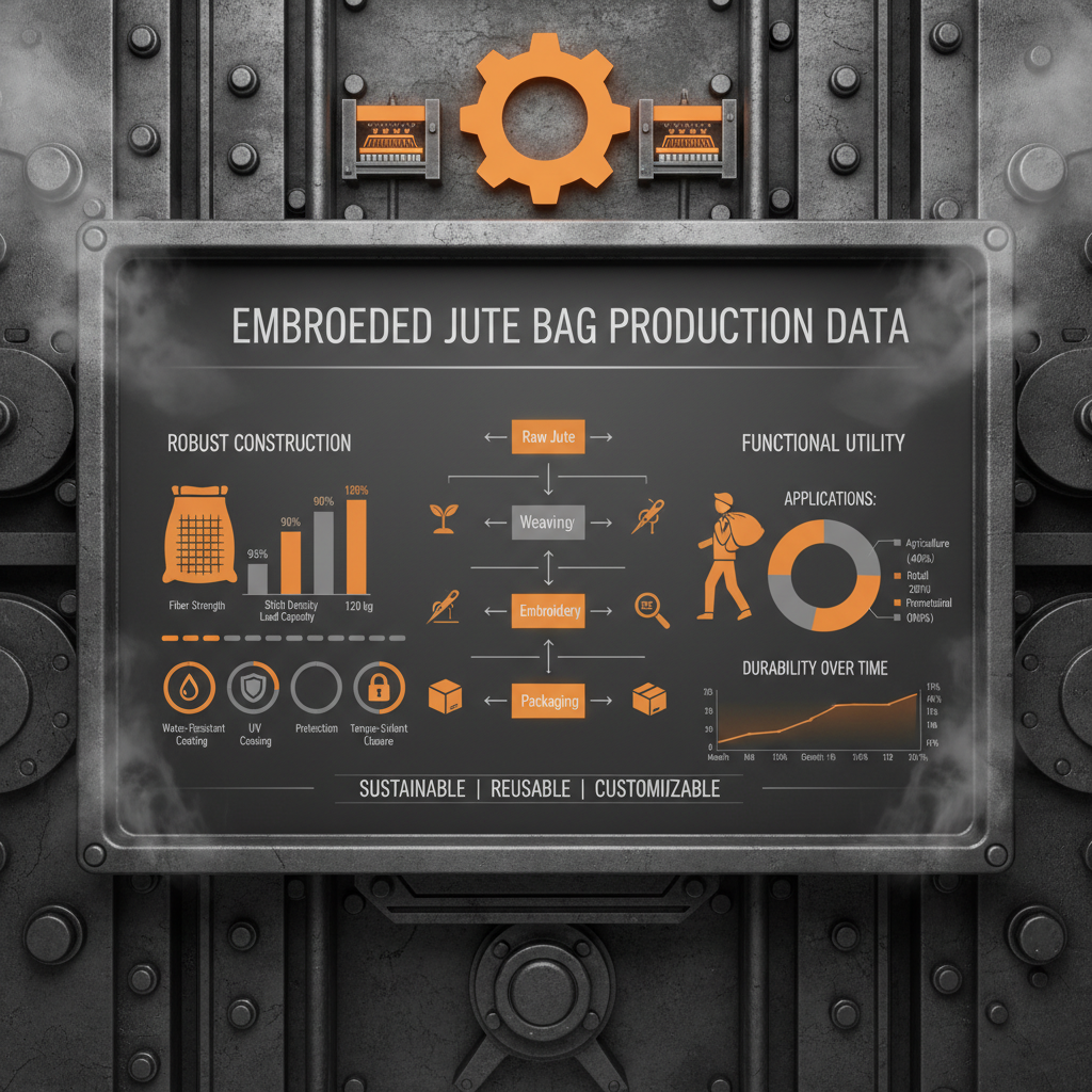 Stylish Embroidered Jute Bags for Sustainable Business Solutions