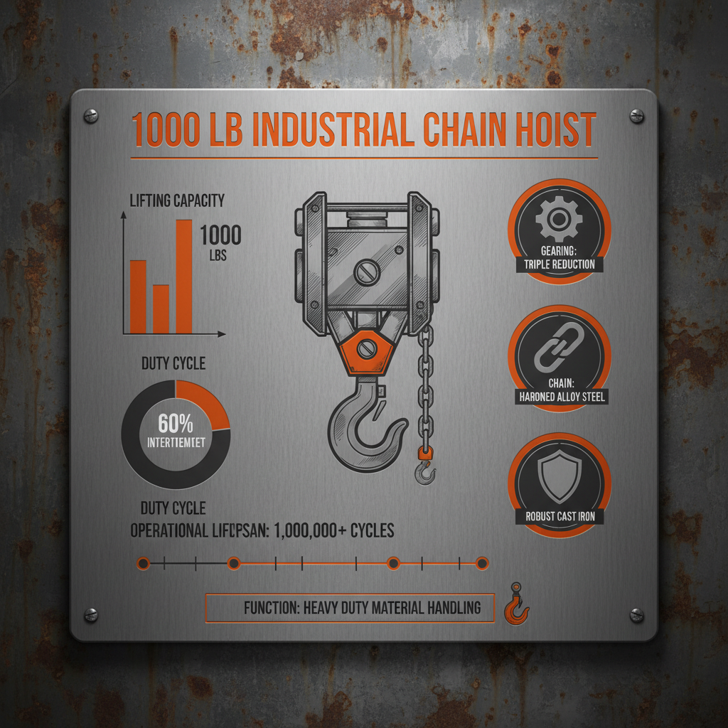 Understanding the Power and Applications of a 1000 lb Chain Hoist for Lifting