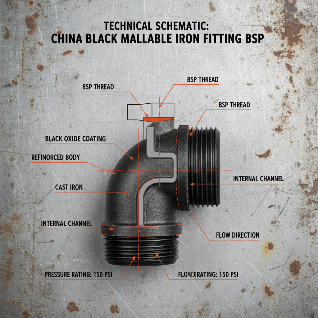 China Black Malleable Iron Fitting Pipe BSP A Comprehensive Guide To Applications