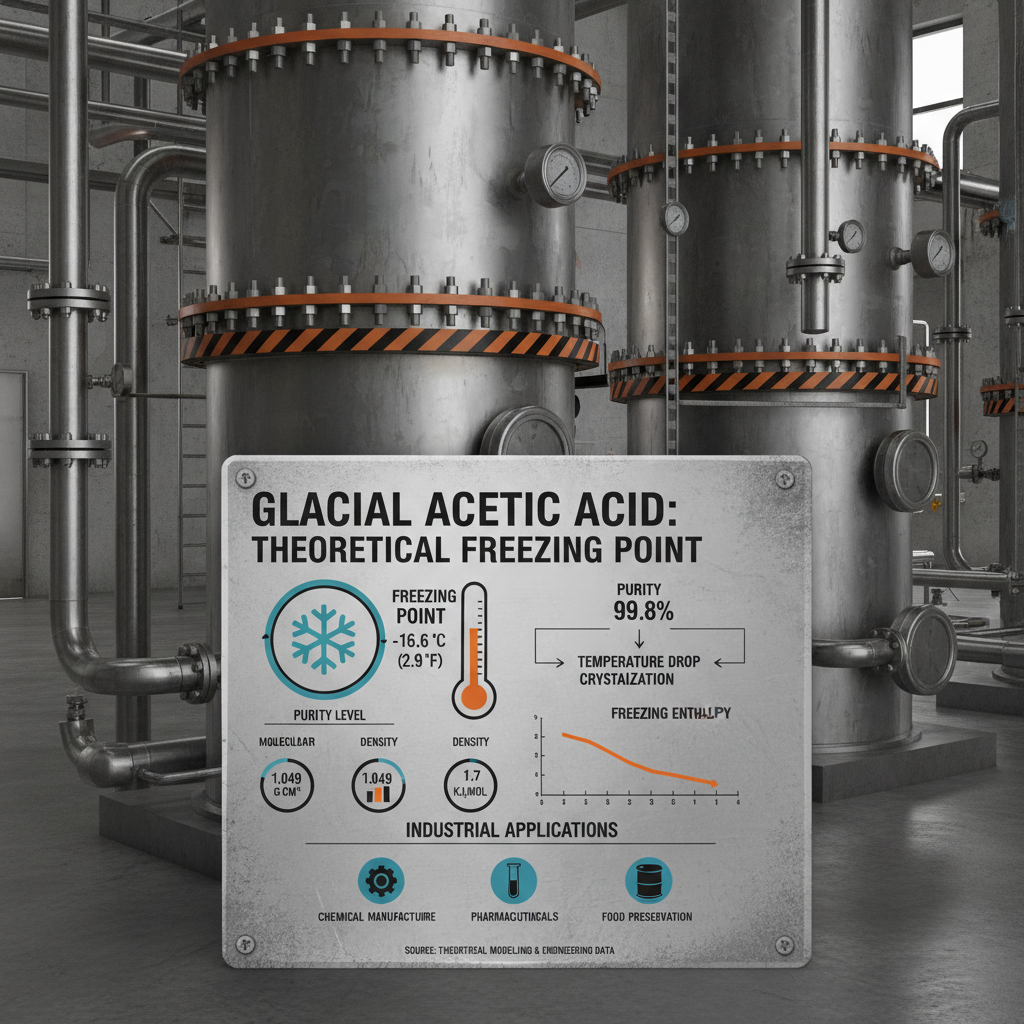 Understanding the Theoretical Freezing Point of Glacial Acetic Acid and Its Implications