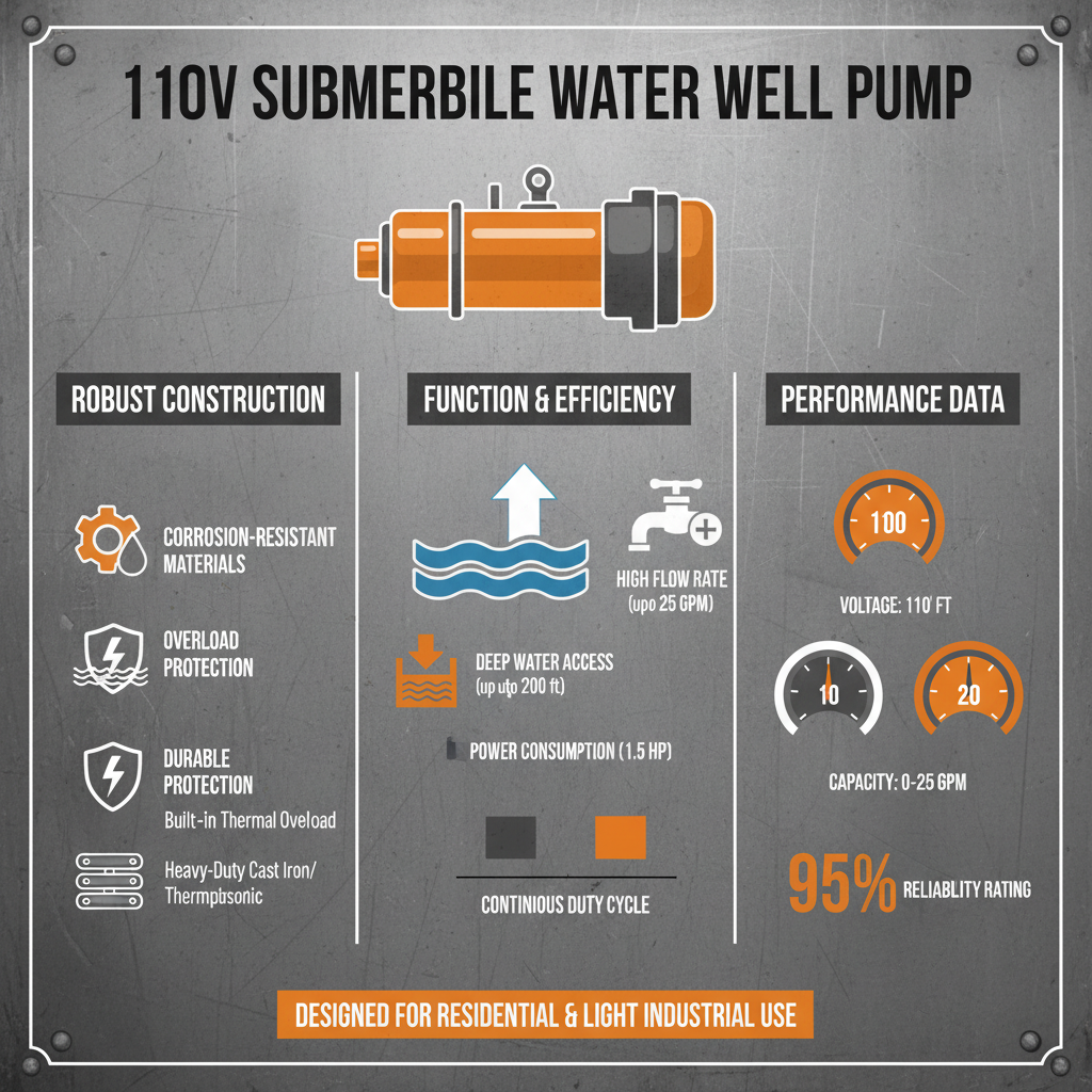 Comprehensive Guide to Choosing the Right 110 Volt Submersible Water Well Pump