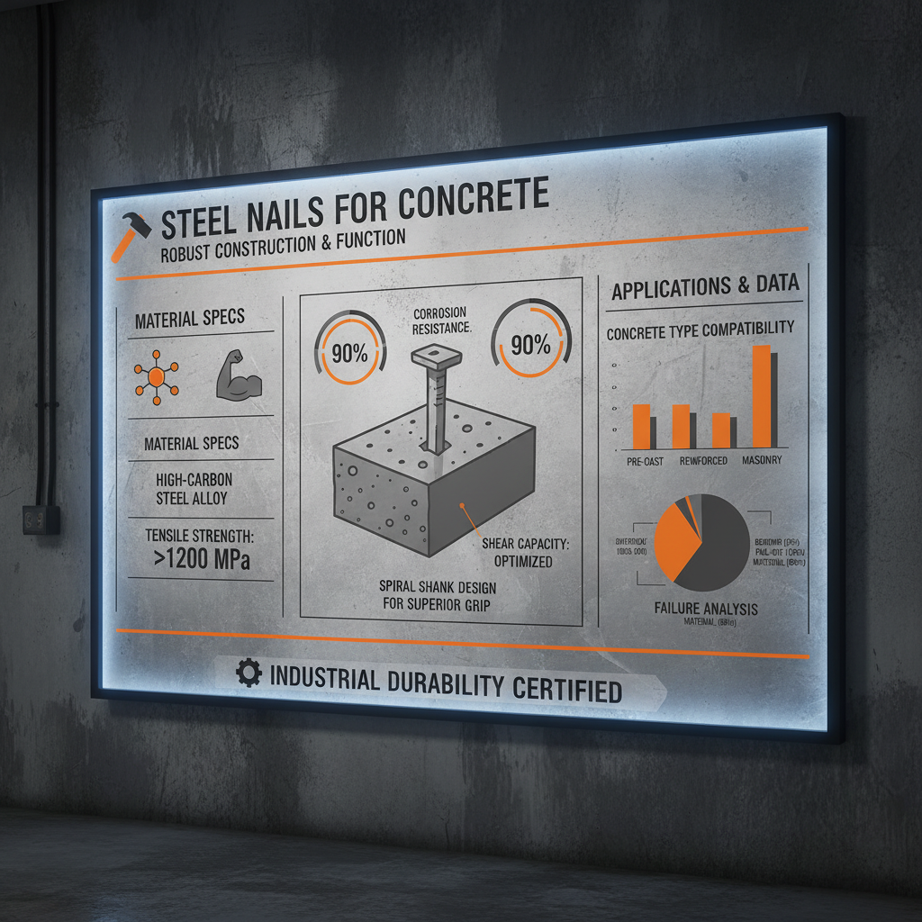 Comprehensive Guide to Using Steel Nails for Concrete Applications