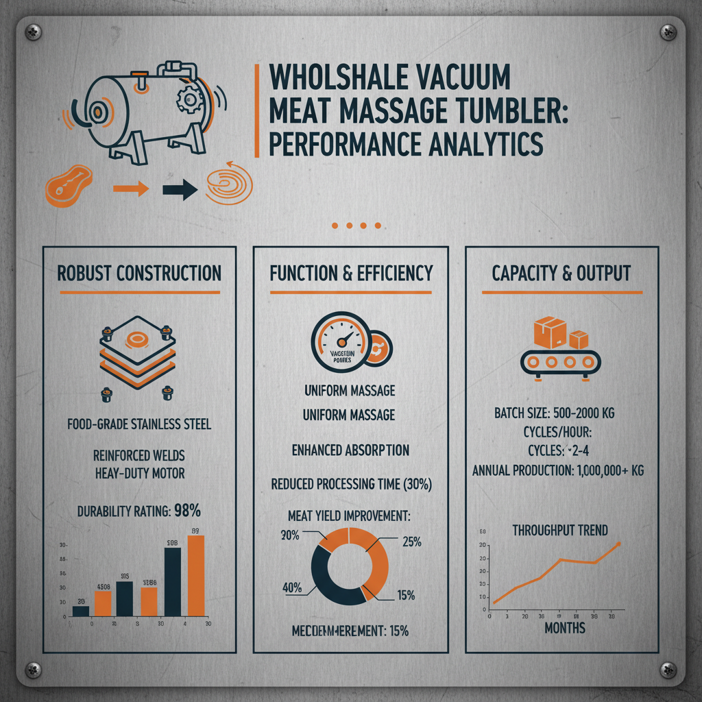 Optimize Meat Processing with Wholesale Vacuum Meat Massage Tumblers