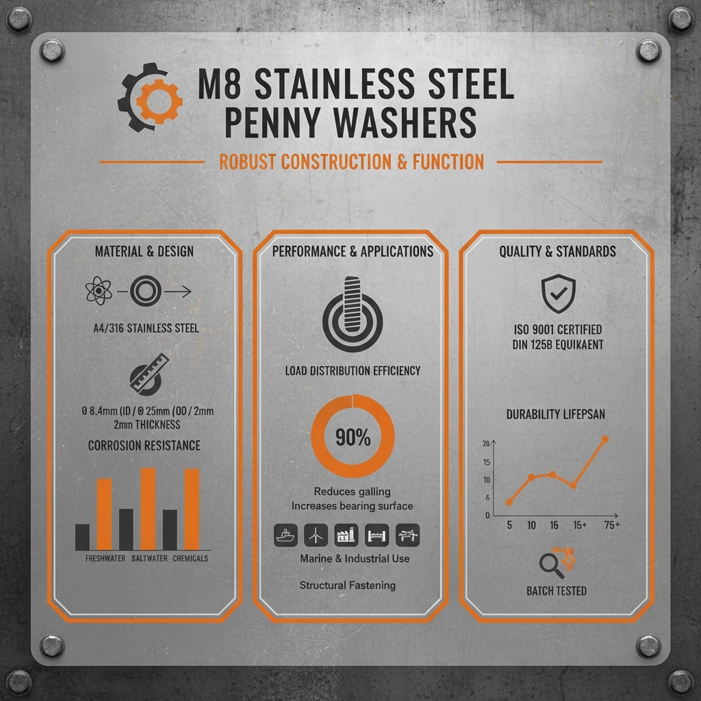 Comprehensive Guide to M8 Stainless Steel Penny Washers and Their Applications
