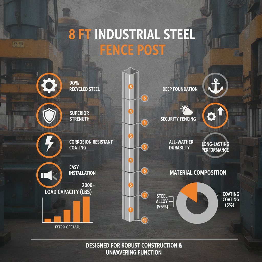 Investing in Long Lasting Security The 8 ft Steel Fence Post Guide