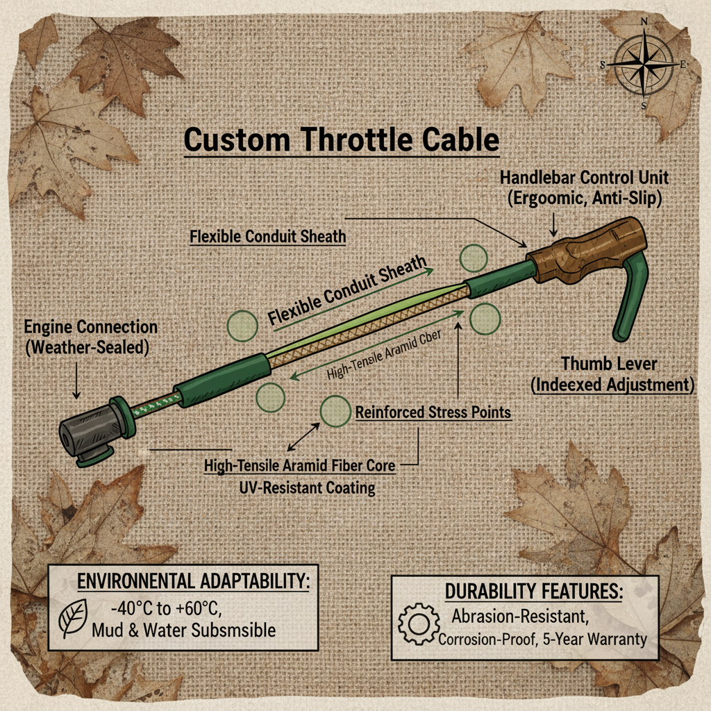 High Performance Custom Throttle Cable Solutions for Motorsports and Industry