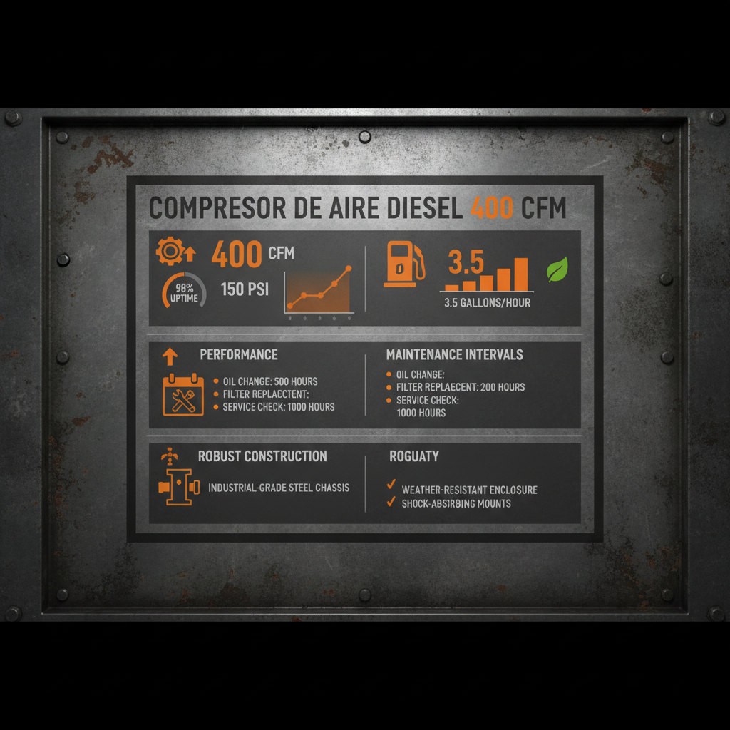 Choosing the Right Diesel Air Compressor 400 CFM for Optimal Performance