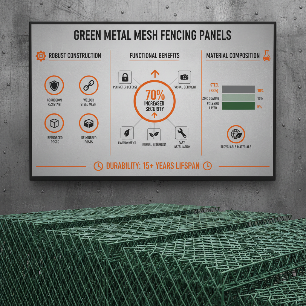 Comprehensive Guide to Durable Green Metal Mesh Fencing Panels for Security