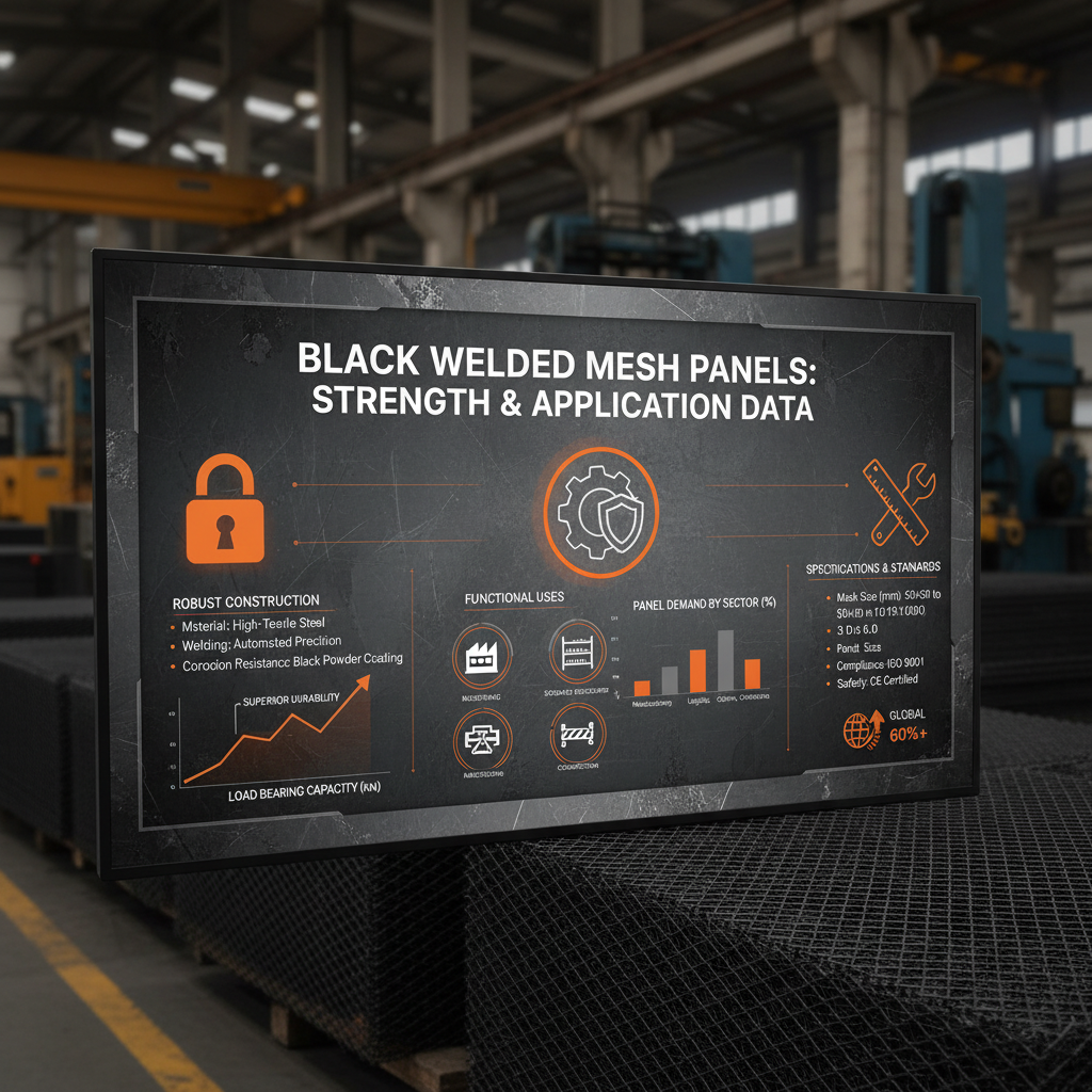 Comprehensive Guide to Durable Black Welded Mesh Panels and Their Applications
