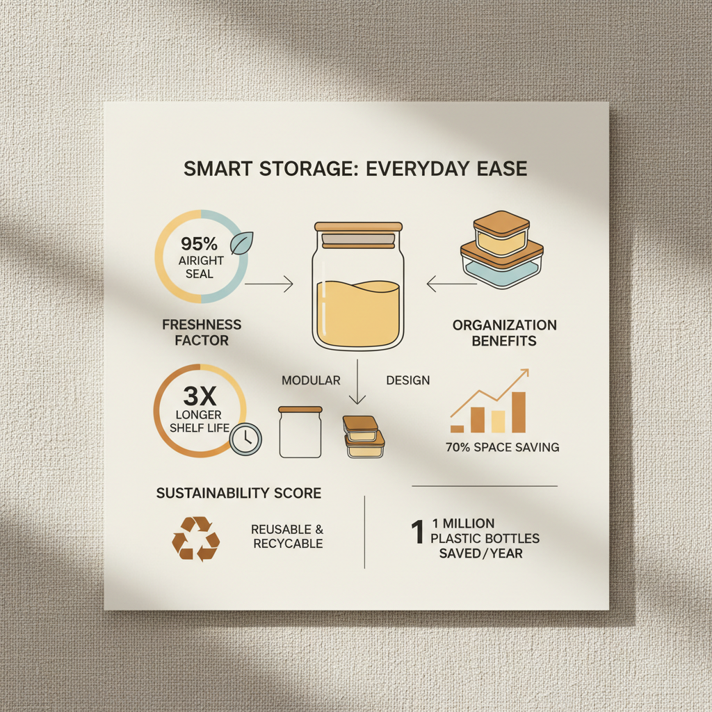 Premium Clear Glass Containers with Lids for Diverse Product Packaging