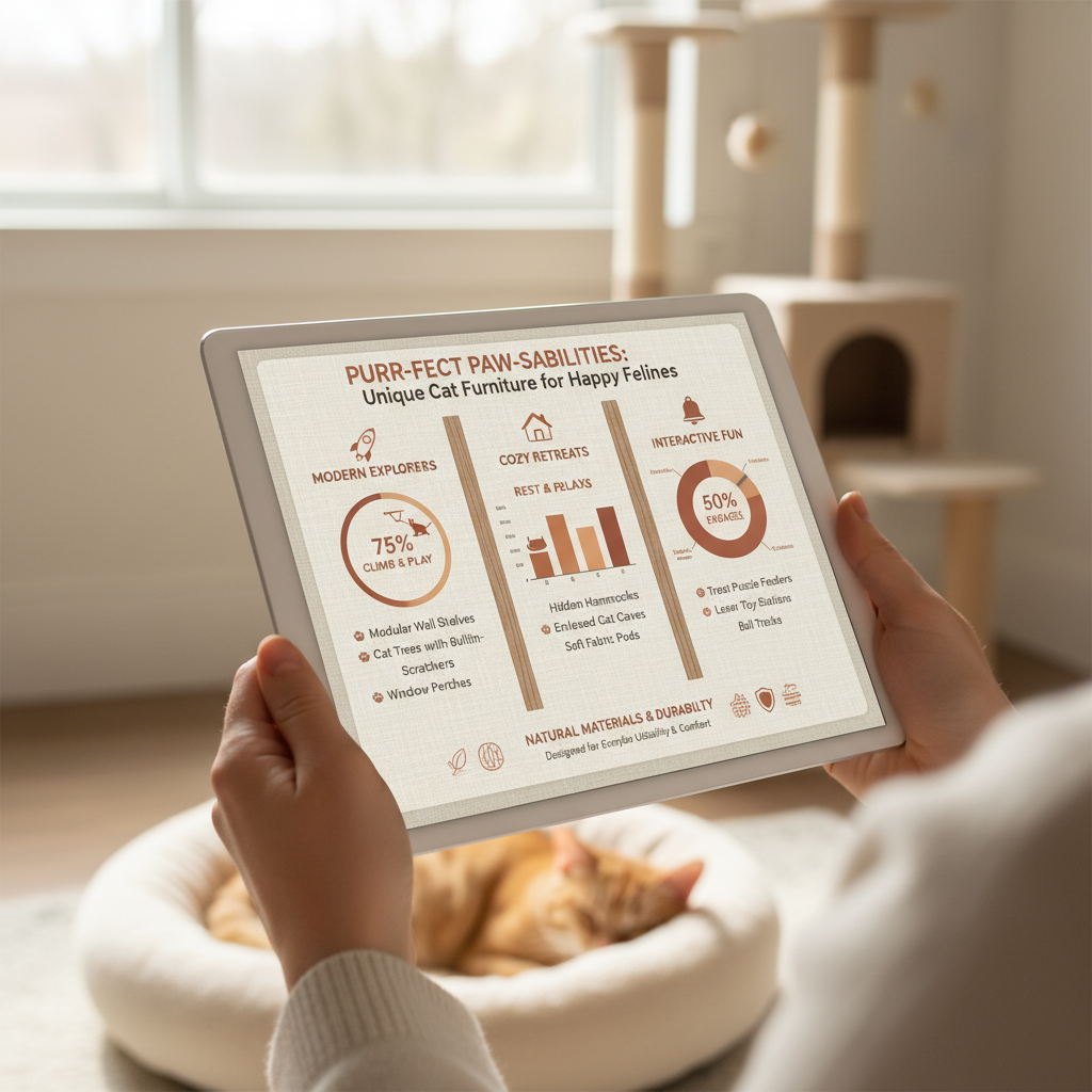 Elevate Your Feline Friend's Life with Unique Cat Furniture Designs