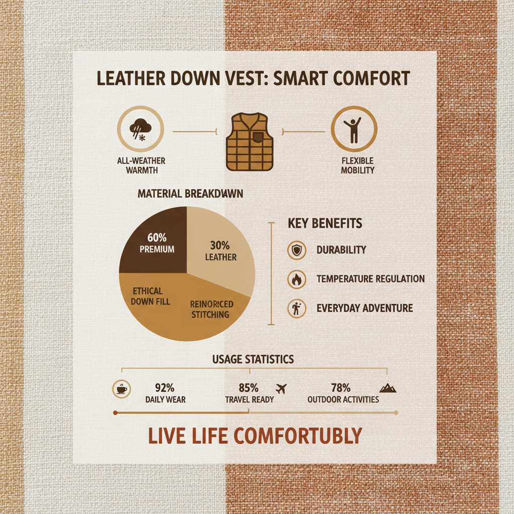 Elevate Your Style with a Premium Leather Down Vest for All Seasons