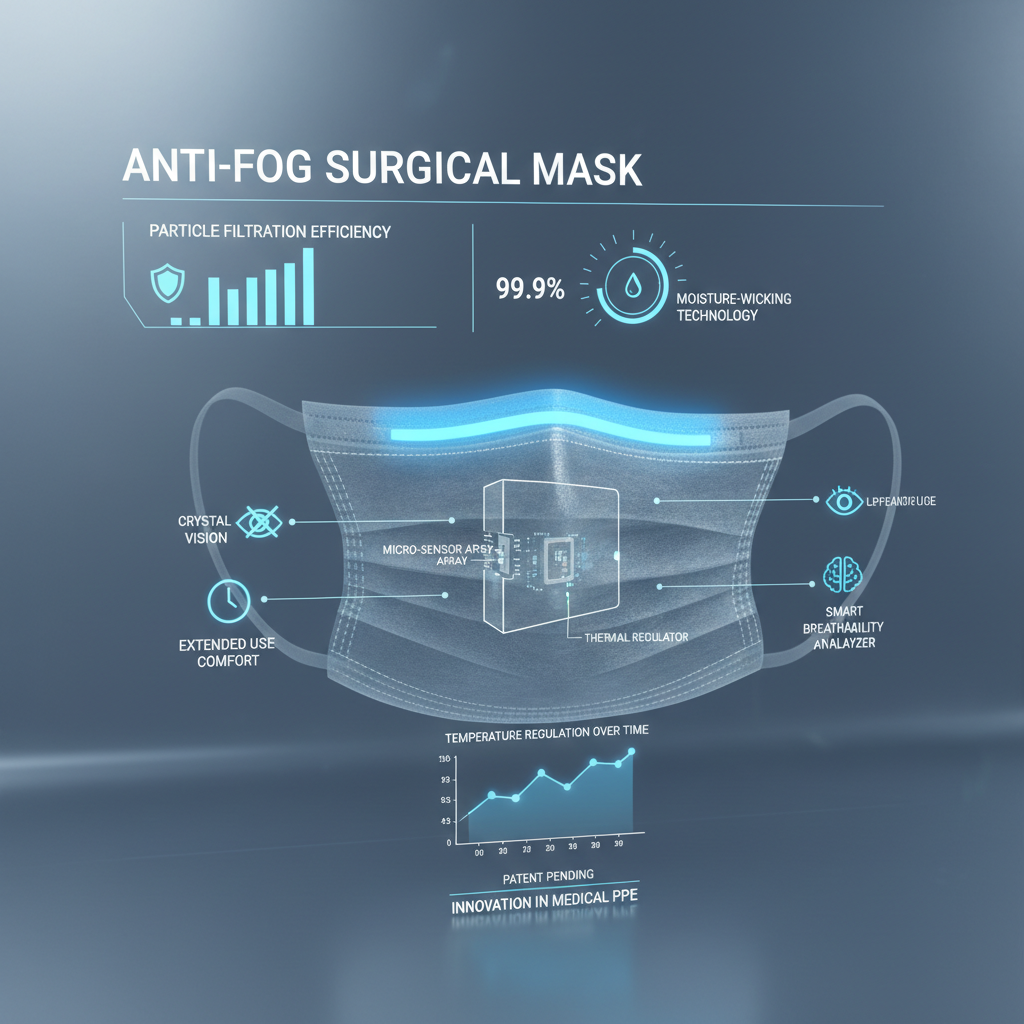 Superior Protection and Clarity with a Surgical Mask with Anti Fog Foam Strip