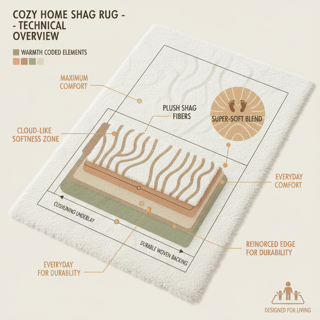 Transform Your Home with a Luxurious Large White Shag Rug