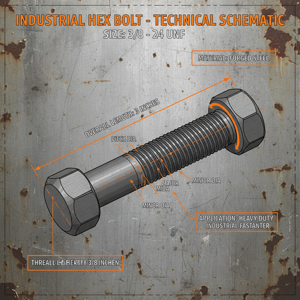 A Comprehensive Guide to the 3 8 24 Hex Bolt Selection and Applications A Comprehensive Guide to the 3 8 24 Hex Bolt Selection and Applications