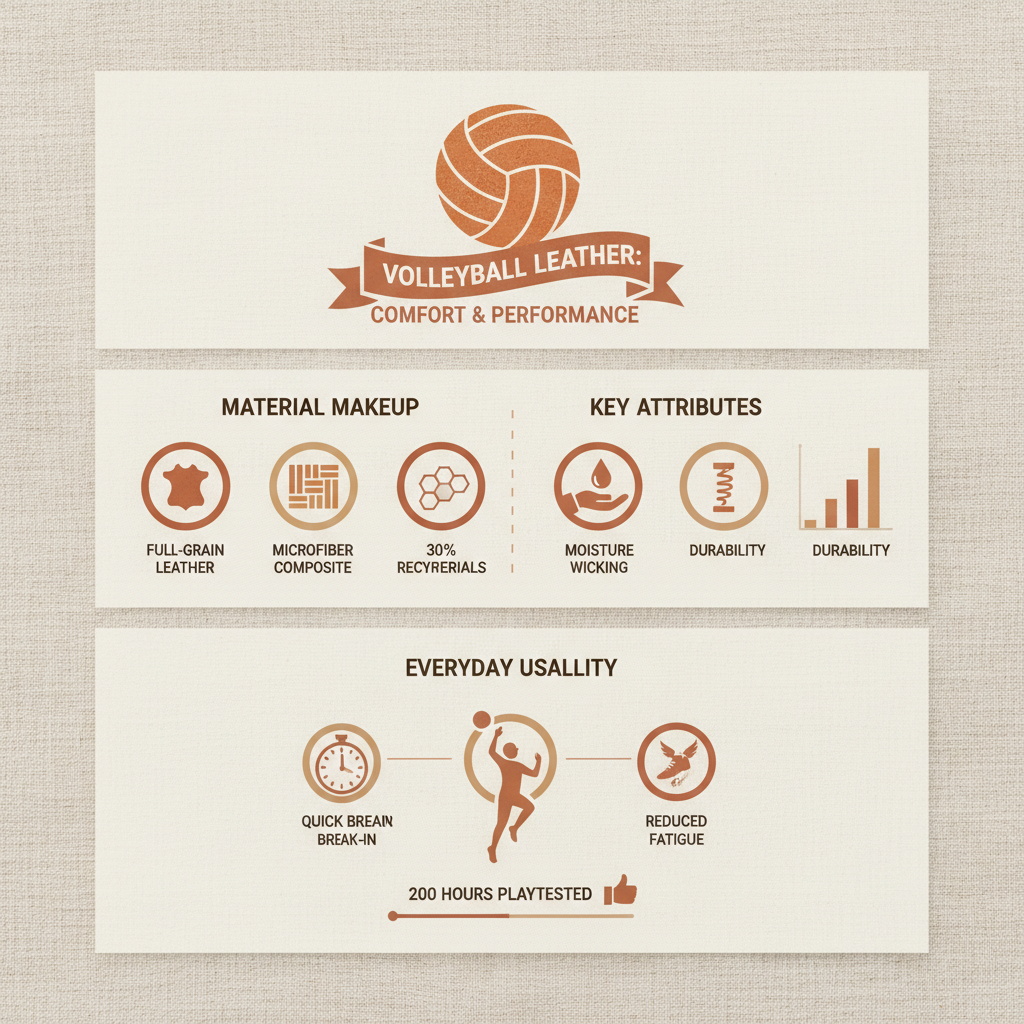 Choosing The Best Volleyball Ball Leather For Performance And Longevity