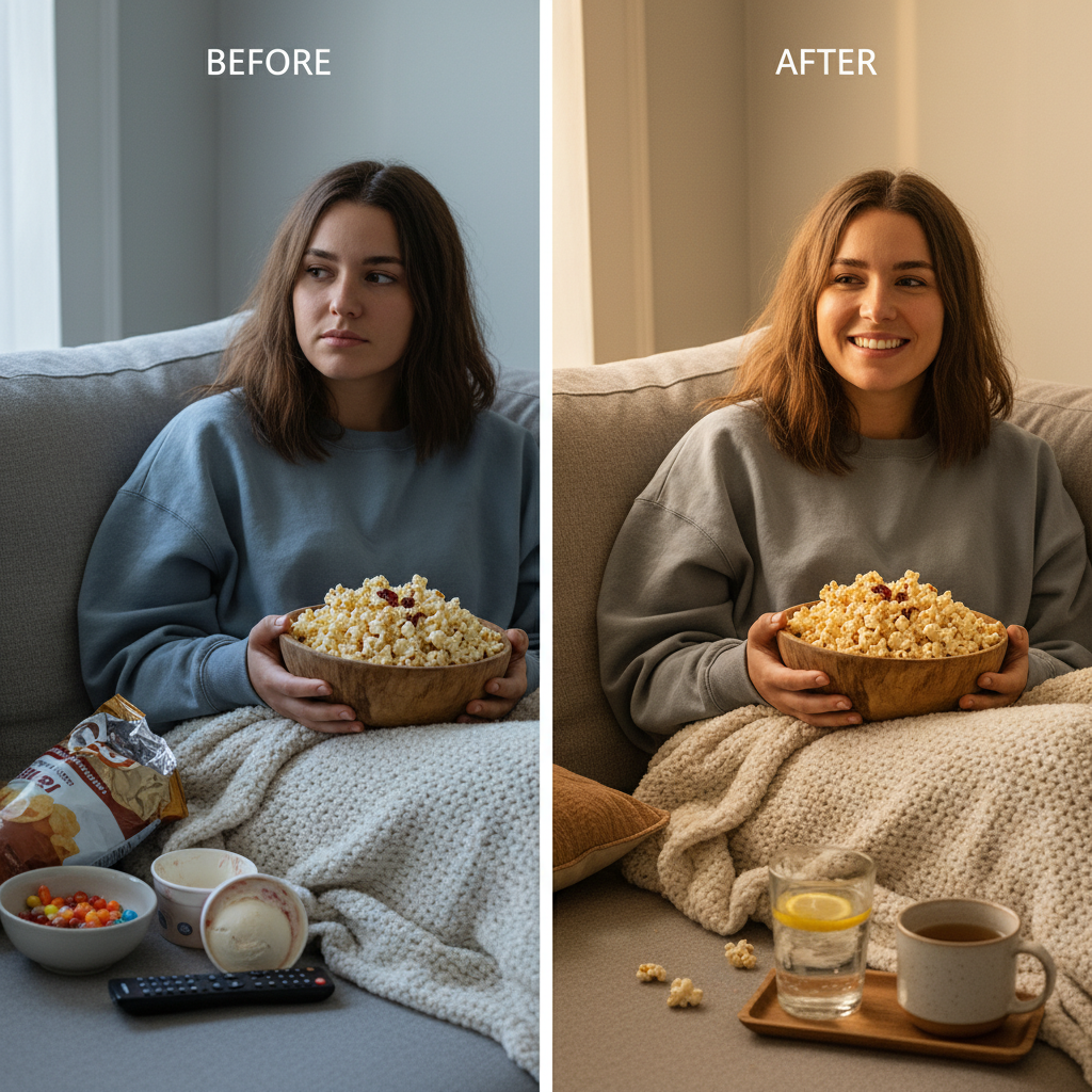 Indulge in Deliciously Healthy Sweet and Salty Popcorn for a Guilt Free Treat