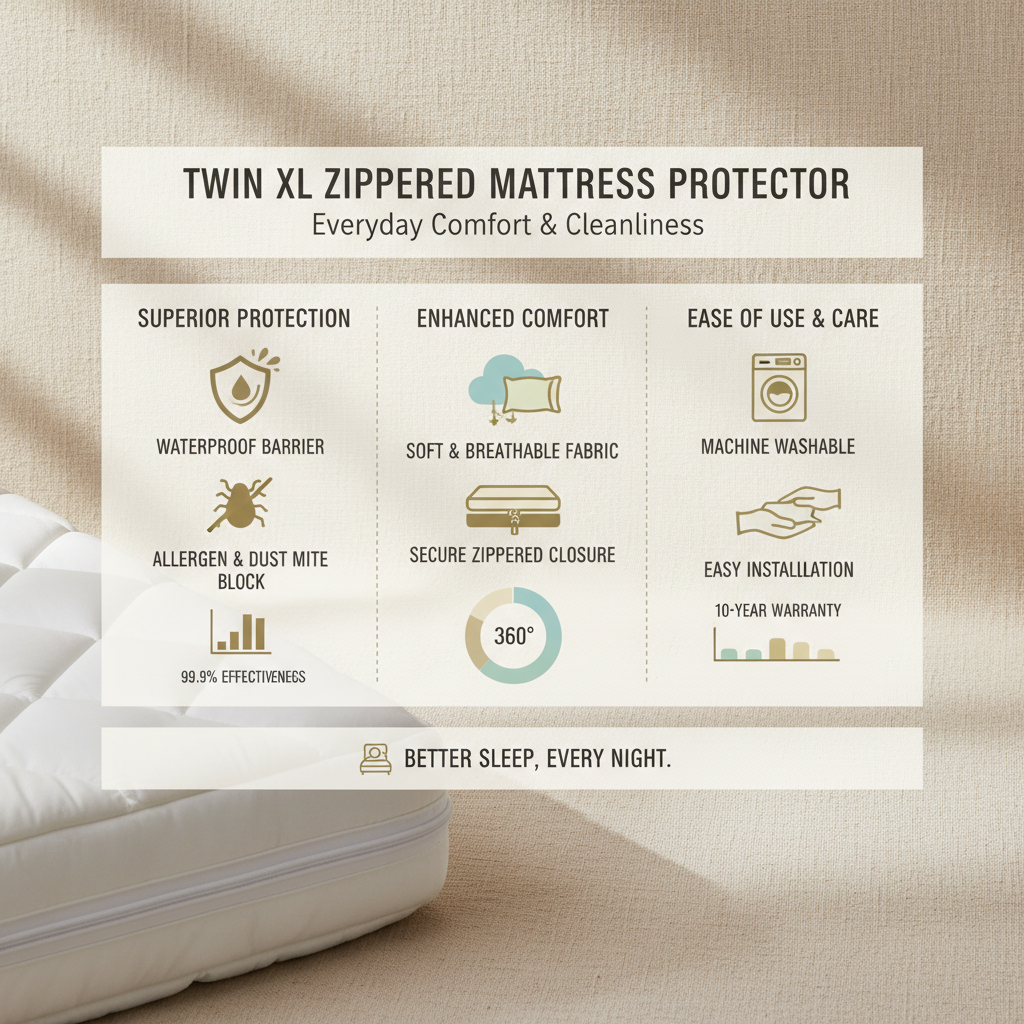 Comprehensive Guide to Choosing a Zippered Mattress Protector Twin XL