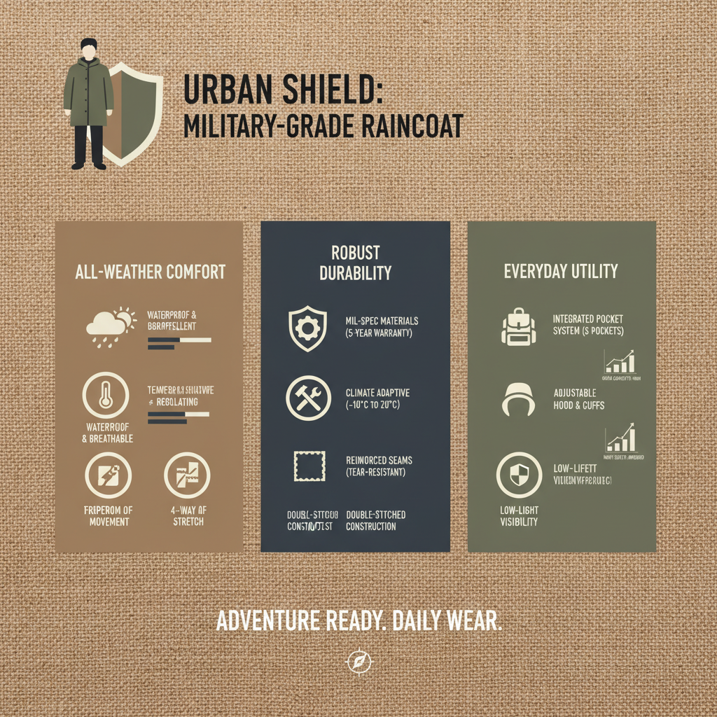 Choosing the Ideal Mens Military Raincoat for Weather Protection and Durability