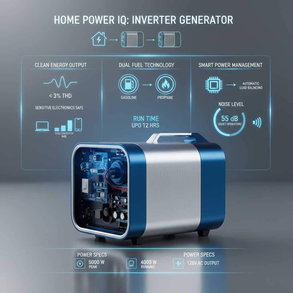 Choosing the Best Inverter Generator for House Power Backup Solutions
