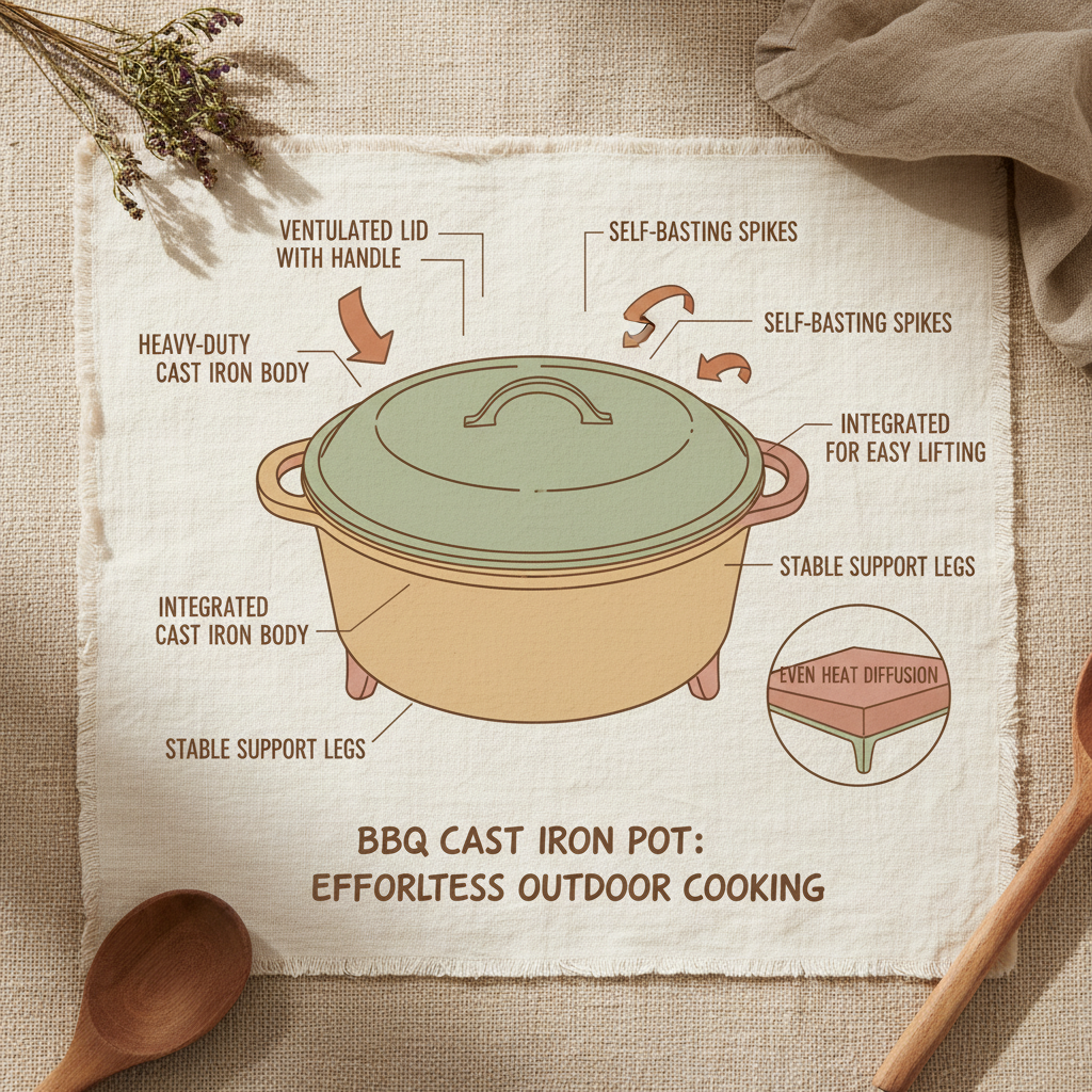Elevate Your BBQ Experience with a Durable BBQ Cast Iron Pot Elevate Your BBQ Experience with a Durable BBQ Cast Iron Pot