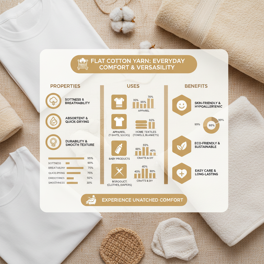 Exploring the Versatility and Applications of Flat Cotton Yarn in Textiles