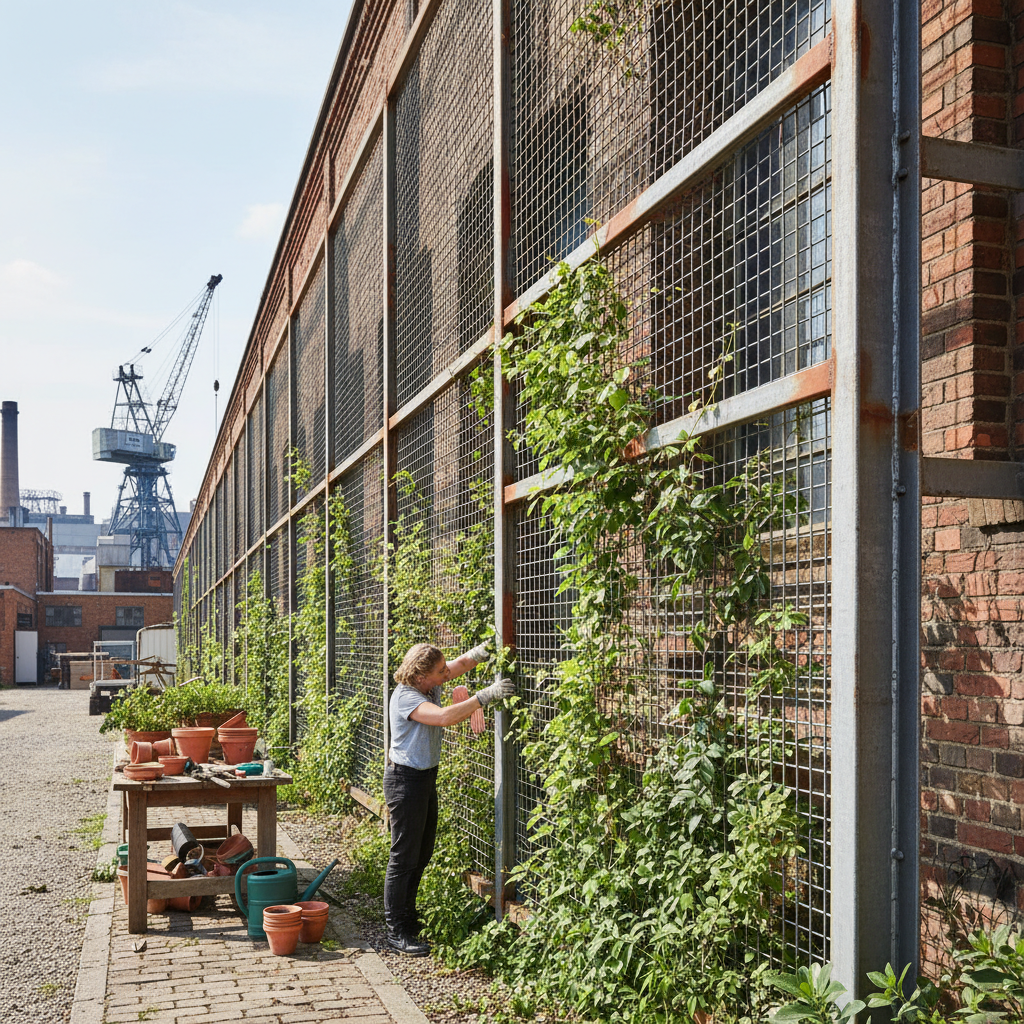Transform Your Garden with Durable Steel Mesh for Climbing Plants