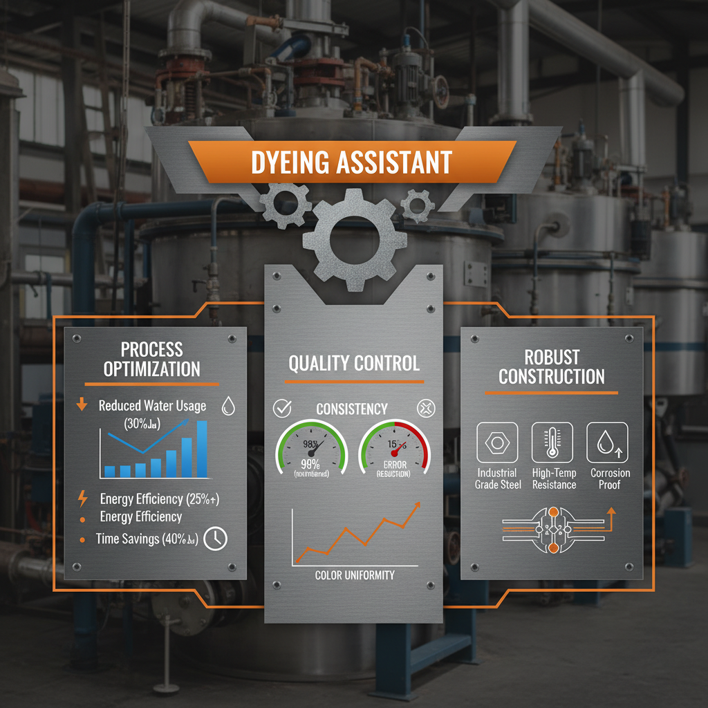 dyeing assistant product range