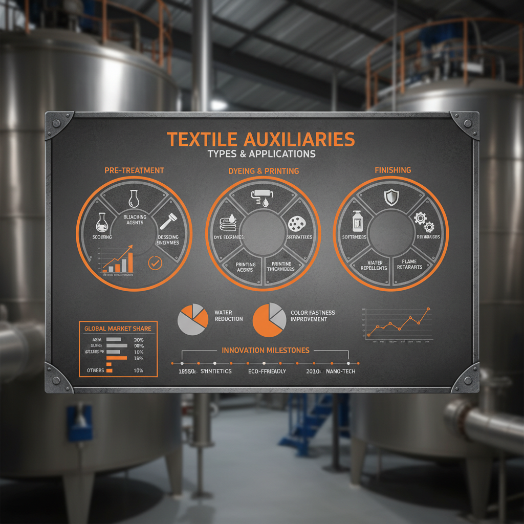 types of textile auxiliaries