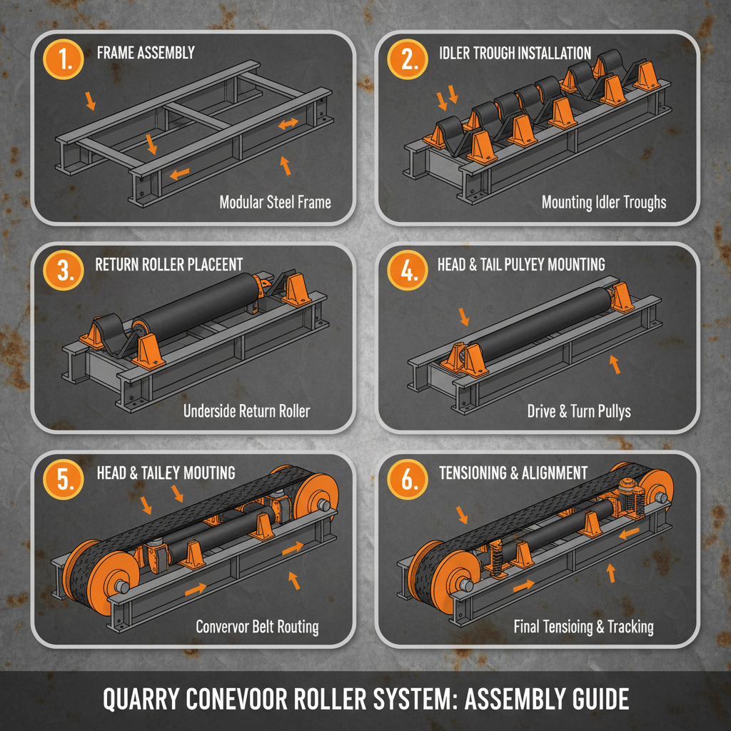 quarry conveyor rollers