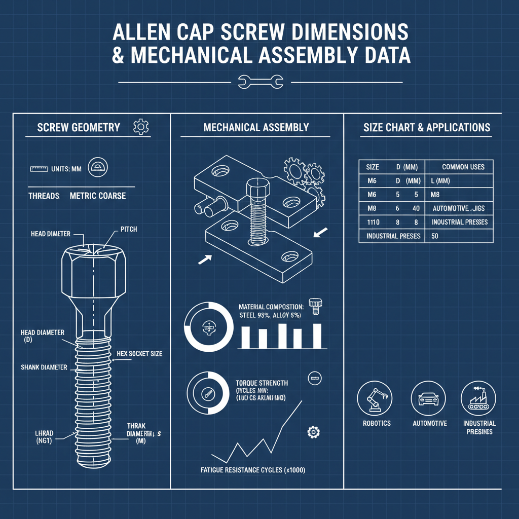 Comprehensive Guide to Allen Cap Screw Dimensions and Selection
