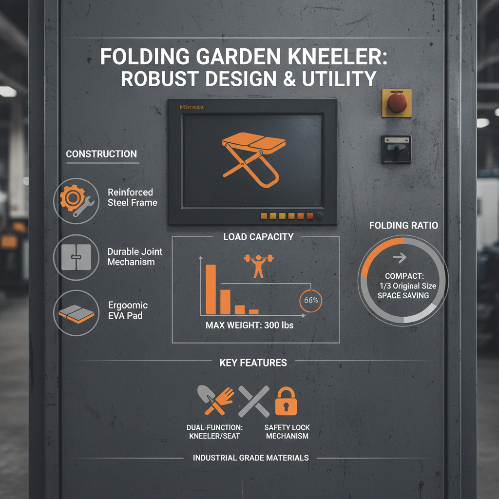 folding garden kneeler
