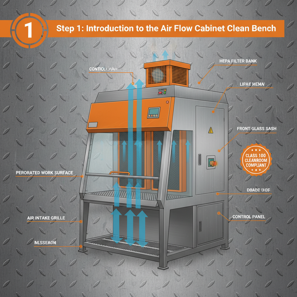Air Flow Cabinet Clean Bench