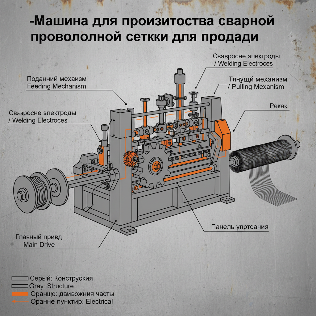 Машина для производства сварной проволочной сетки для продажи
