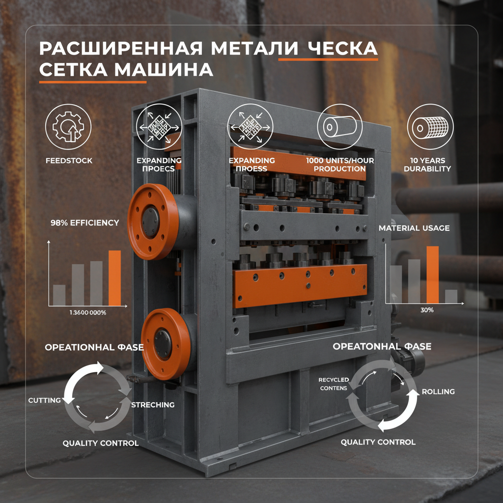 Расширенная металлическая сетка машина