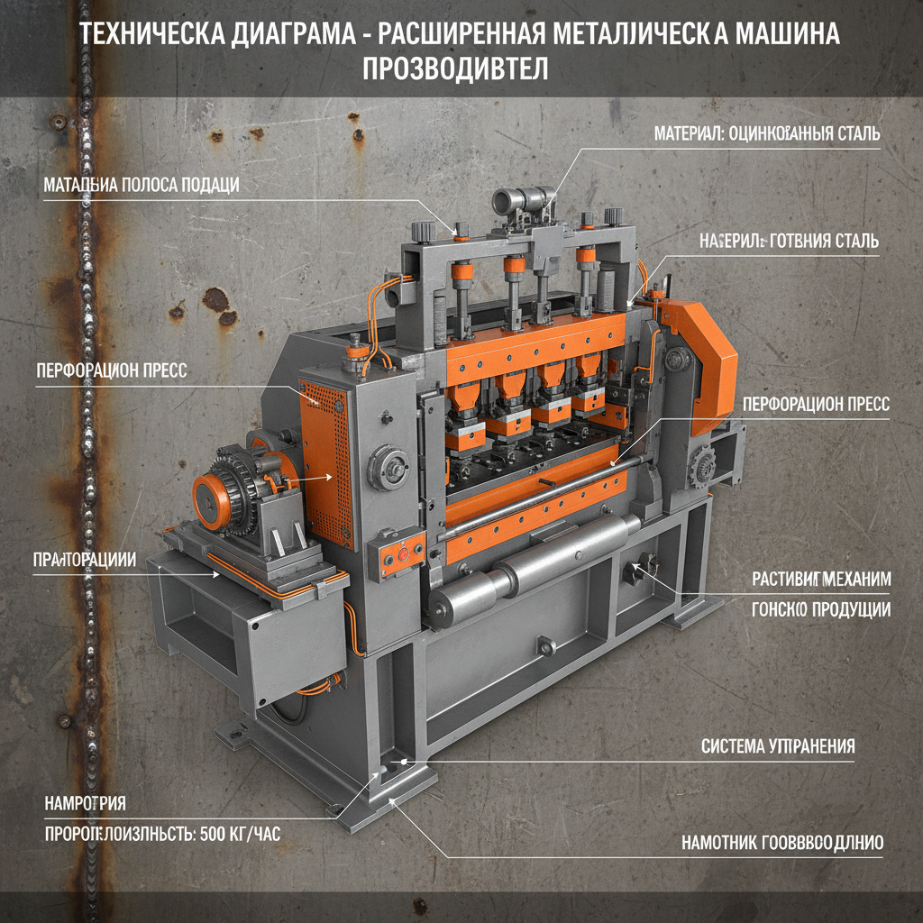 Расширенная металлическая машина производитель