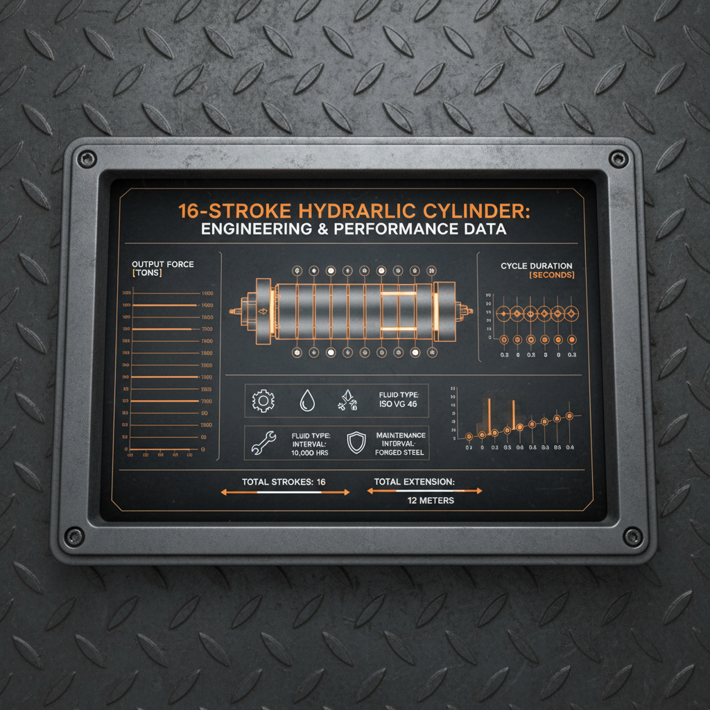 16 stroke hydraulic cylinder