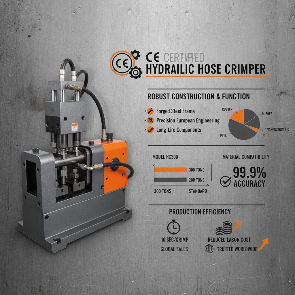 CE Certification hydraulic hose crimper for sale