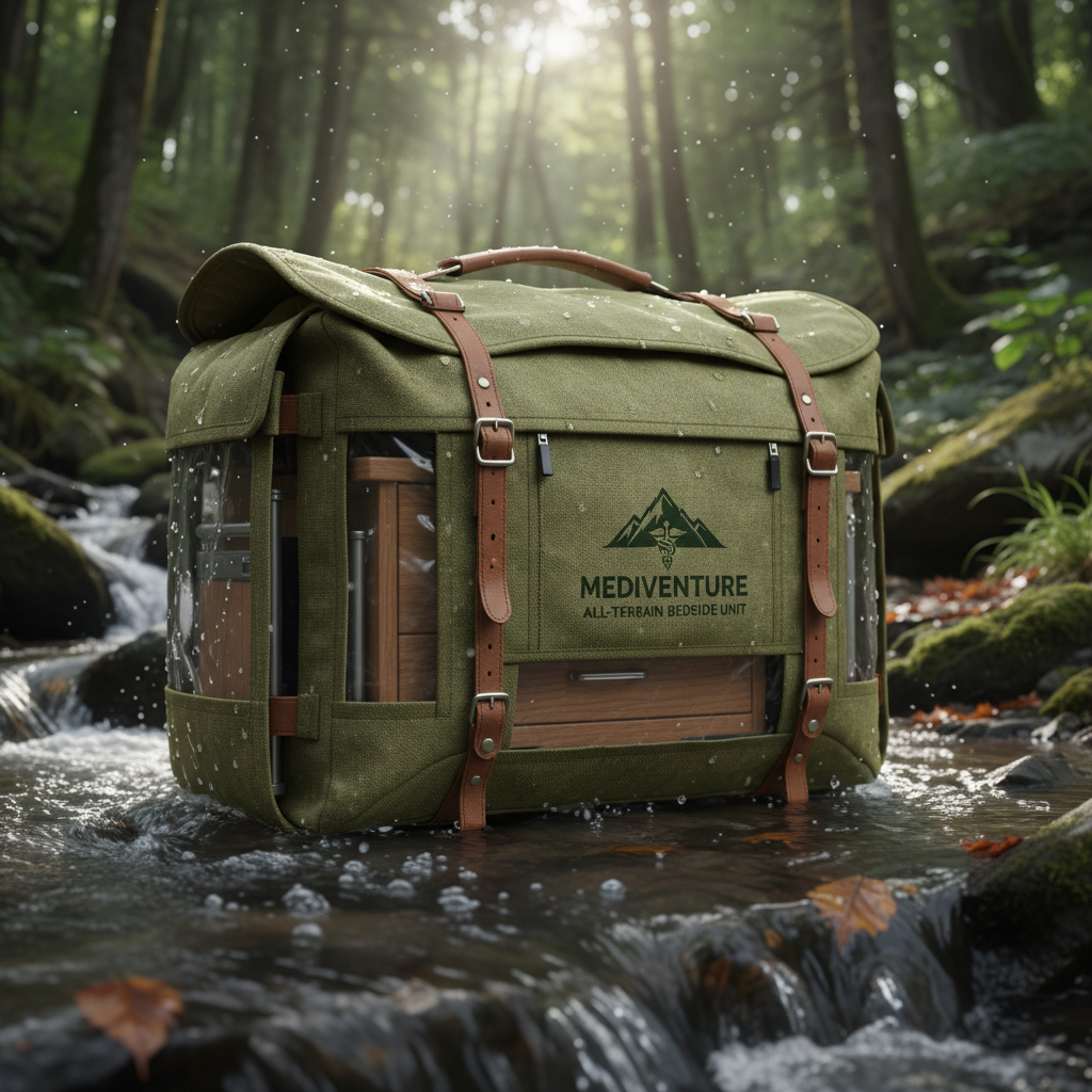 Essential Hospital Bedside Table with Drawers for Enhanced Patient Care