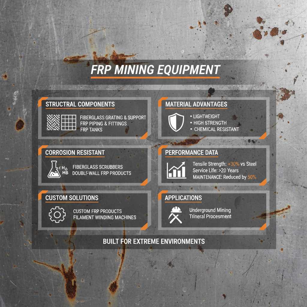 Advancements in FRP Mining Equipment for Sustainable Operations