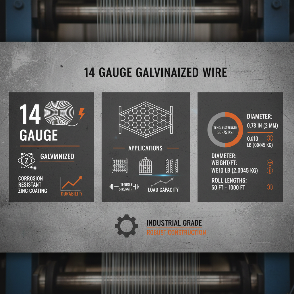 Comprehensive Guide to 14 Gauge Galvanized Wire Properties and Applications
