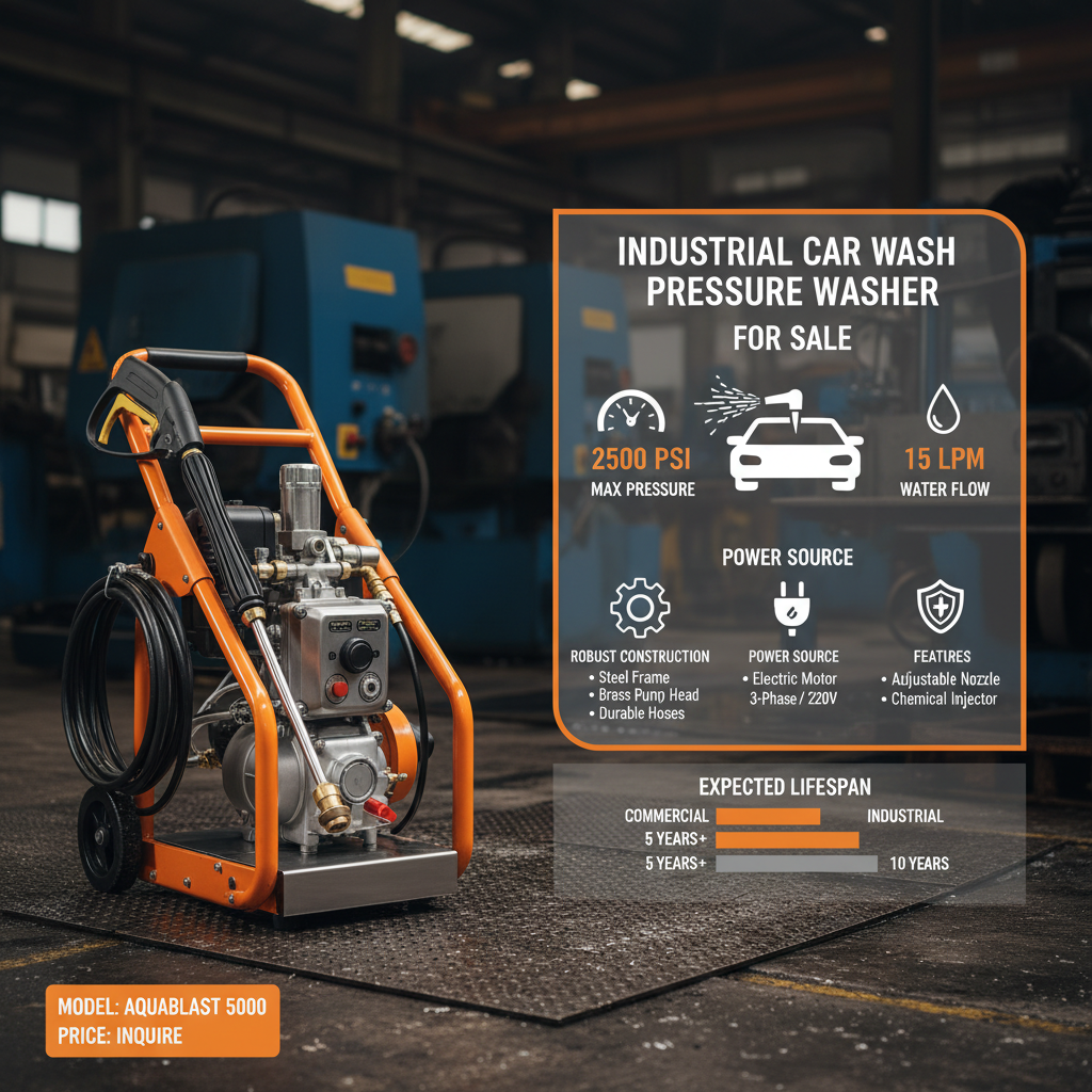 Find the Best Car Wash Pressure Washer for Sale and Boost Your Business