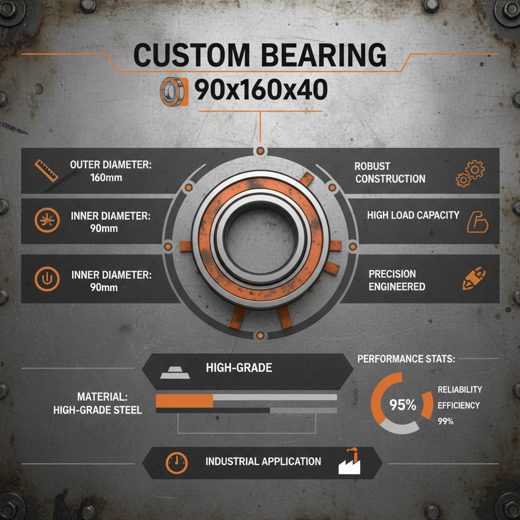 Exploring the Versatility of the Custom 90x160x40 Bearing in Modern Engineering