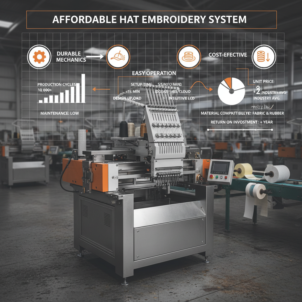 Affordable Hat Embroidery Machines Empowering Businesses and Creatives
