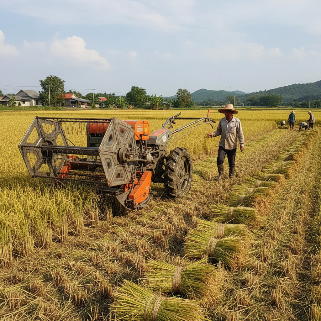 Advancements in Paddy Reaper and Binder Technology for Efficient Rice Harvesting